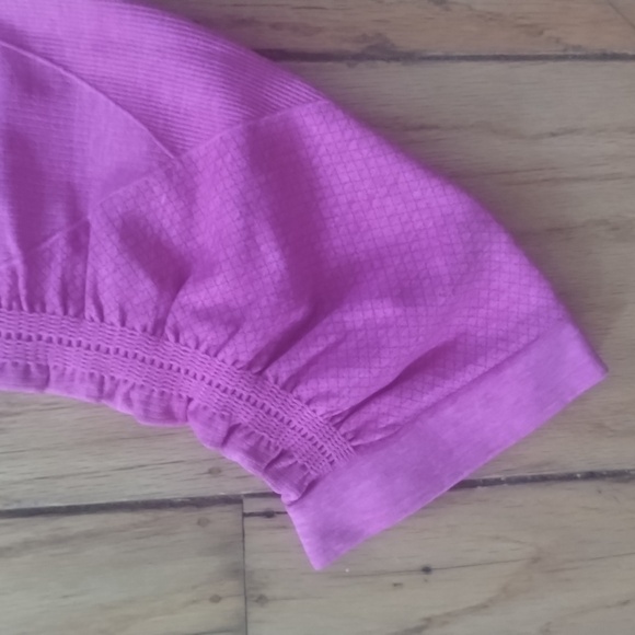 LululemonIn In the Flow high waist capris leggings pink ruched Sz 4 - Picture 5 of 7